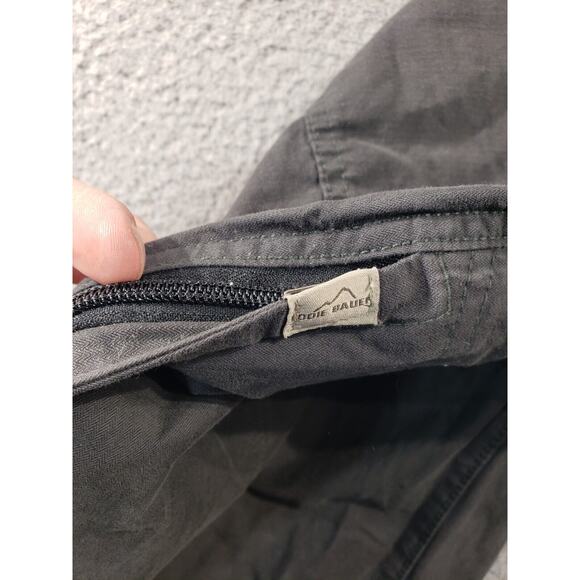 Eddie Bauer Cargo Pants Men's 40x30 Gray Straight Cotton Nylon Hiking Stretch - Picture 5 of 15